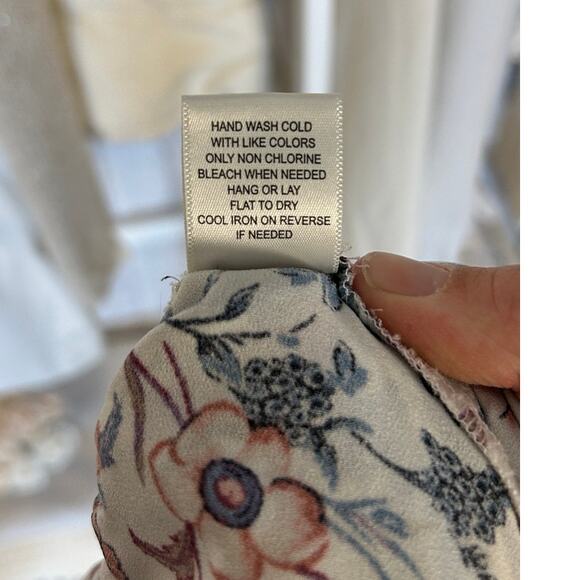 Bebop Women's Size L White Multicolor Floral Off the Shoulder Jumpsuit #0330 - Picture 5 of 16